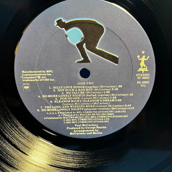 Paul McCartney Give My Regards to Broad Street 1984 Vinyl LP Record Gatefold - Picture 9 of 9